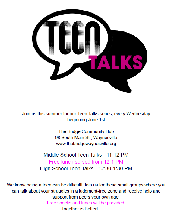 Teen Talks poster